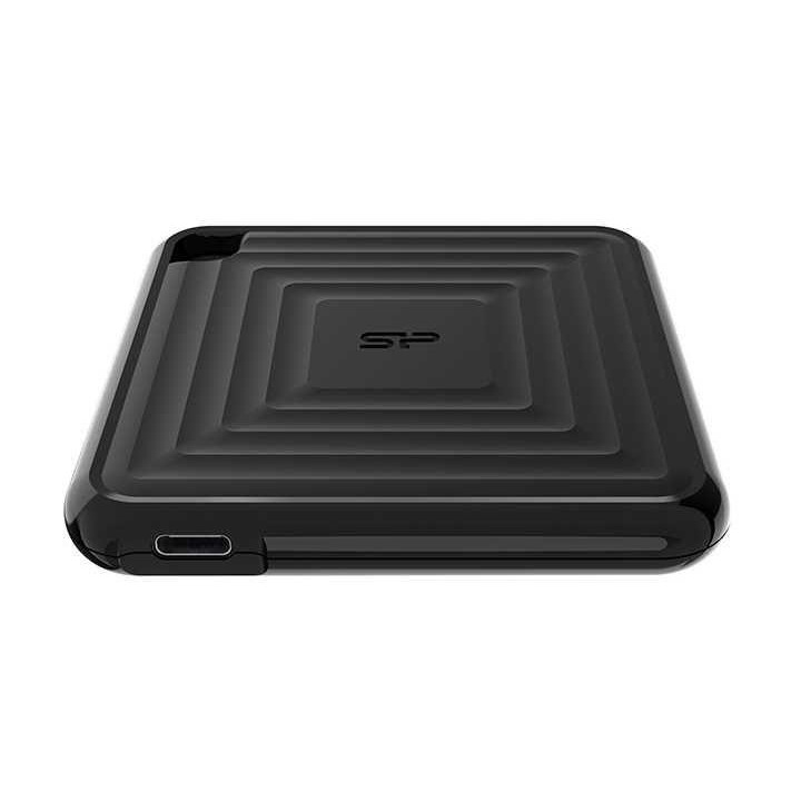 Външен SSD диск Silicon Power PC60, 1TB, USB 3.2 Gen2 Type-C, Черен - SP010TBPSDPC60CK