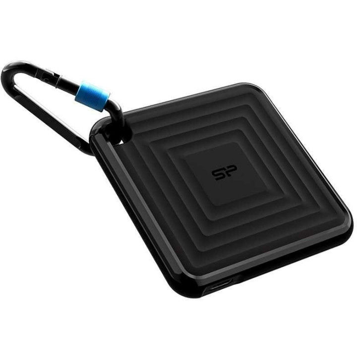Външен SSD диск Silicon Power PC60, 1TB, USB 3.2 Gen2 Type-C, Черен - SP010TBPSDPC60CK