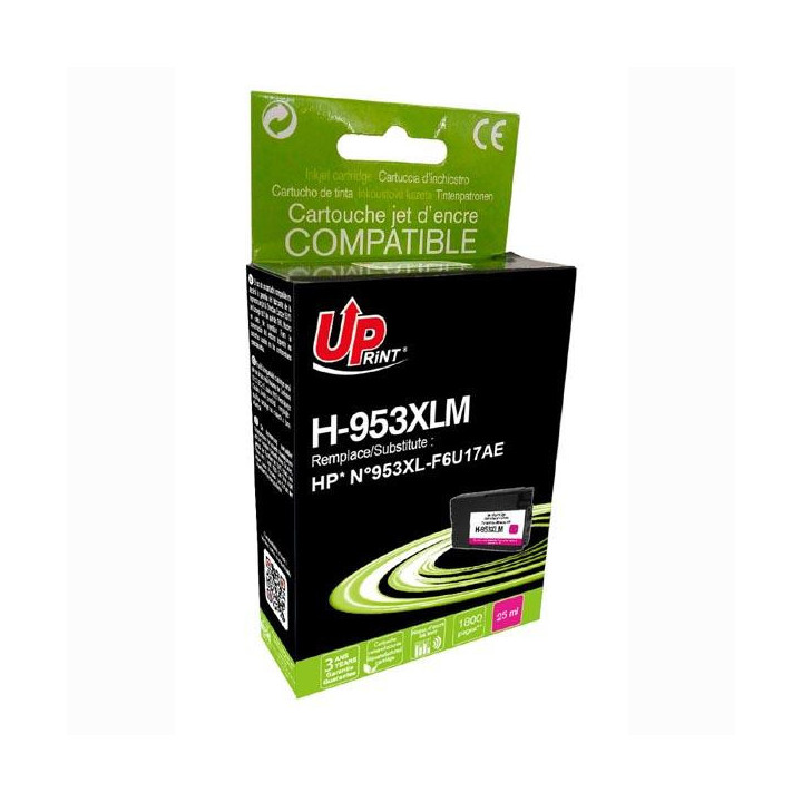 Мастилница UPRINT F6U17AE, HP 935XL, OfficeJet Pro 8210/8710/7720, 25 ml, Magenta