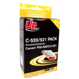 Мастилница UPRINT комплект CANON PGI-520   CLI-521BK/C/M/Y XL