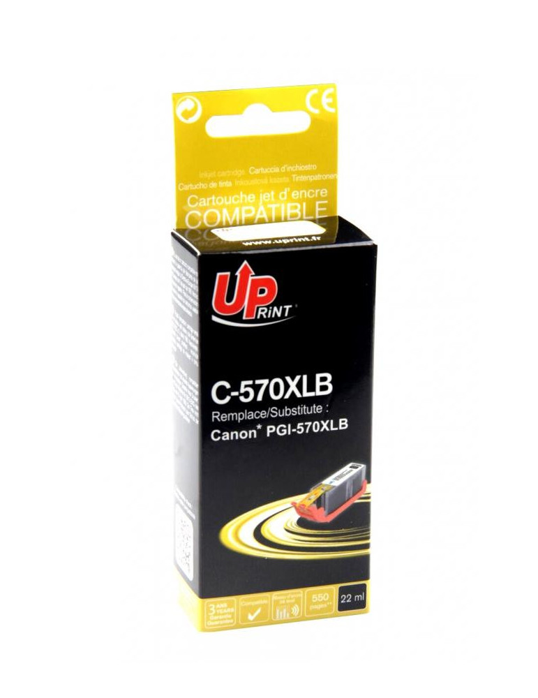 Мастилница UPRINT PGI 570XL CANON, Черен