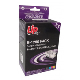 Мастилница UPRINT LC1280XL / LC1240, BROTHER, (2BK C M Y)
