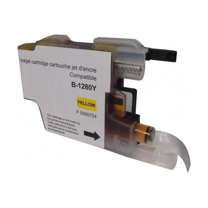Мастилница UPRINT LC1280XL/1240 BROTHER, Yellow