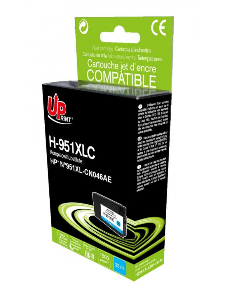 Мастилница UPRINT CN046AE HP, Cyan