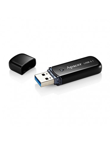 Флаш памет Apacer 64GB AH355 Black, USB 3.1