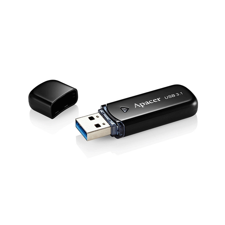 Флаш памет Apacer 32GB AH355 Black, USB 3.1