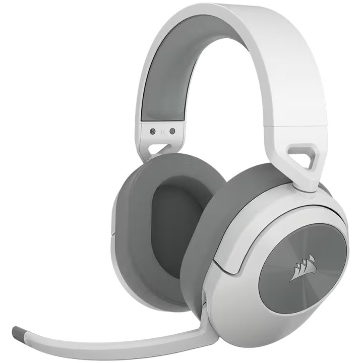 Безжични геймърски слушалки Corsair HS55, White - CA-9011281-EU