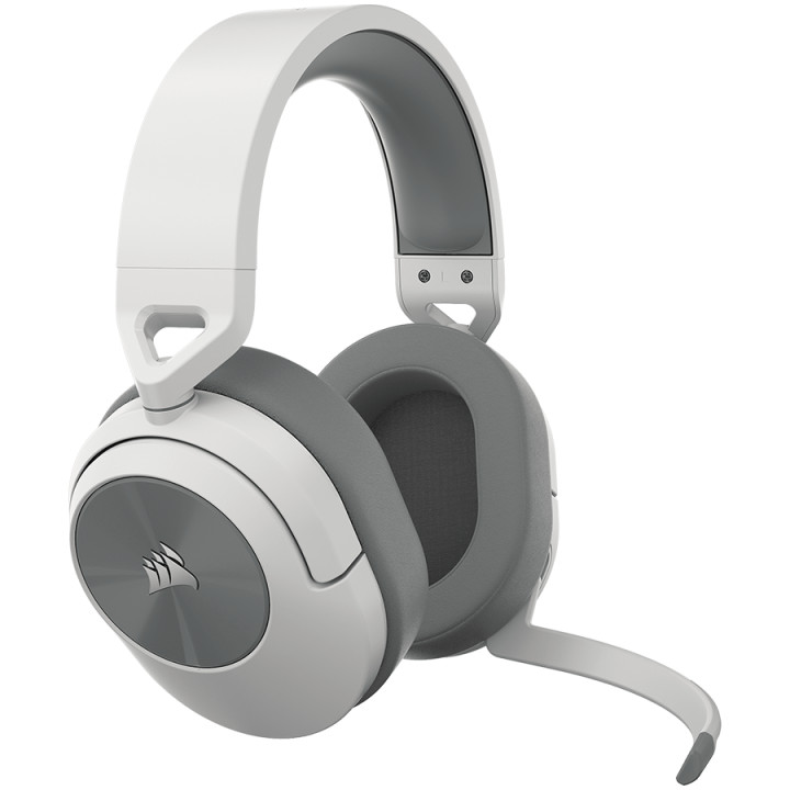 Безжични геймърски слушалки Corsair HS55, White - CA-9011281-EU