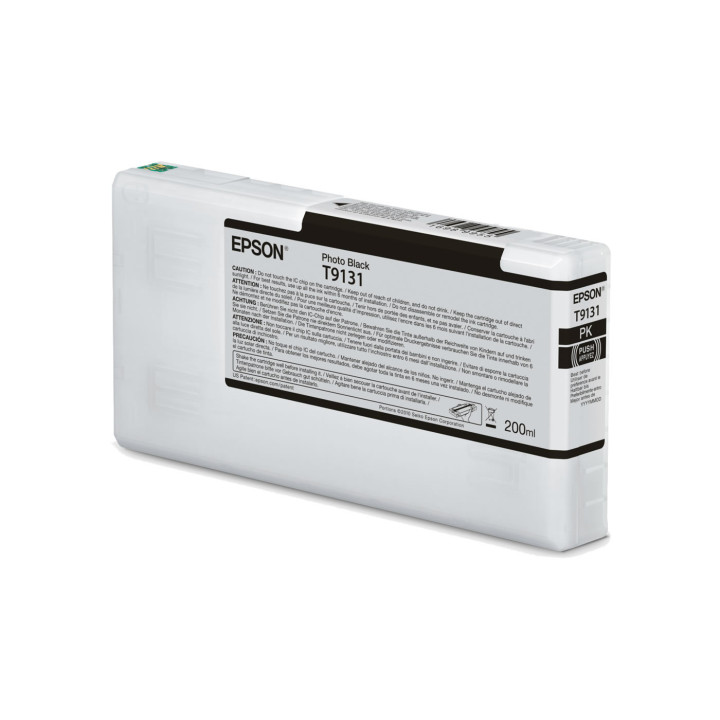 Ink Cartridge EPSON, Ultrachrome® HDR, T9131, Singlepack, 1 x 200.0 ml Photo Black, Standard