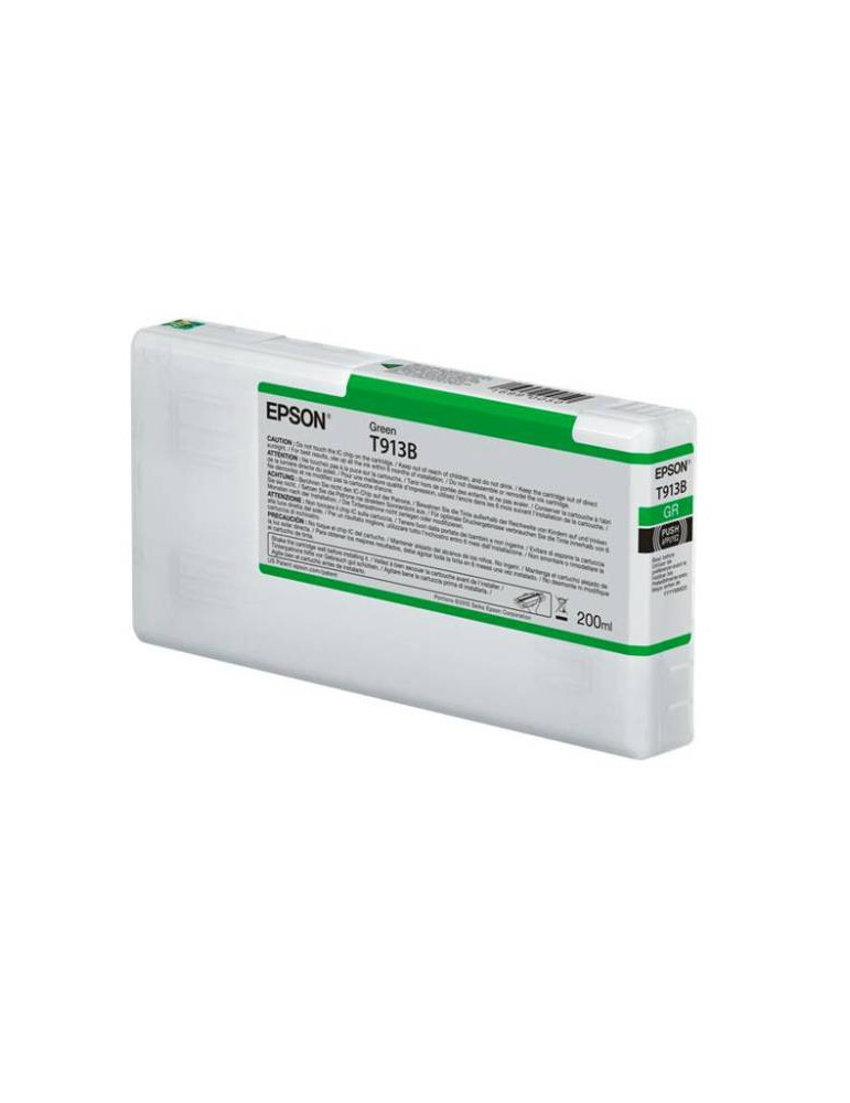 Ink Cartridge EPSON, Ultrachrome® HDR, T913B, Singlepack, 1 x 200.0 ml Green, Standard