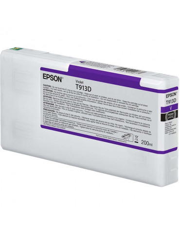 Ink Cartridge EPSON, Ultrachrome® HDR, T913D, Singlepack, 1 x 200.0 ml Violet, Standard