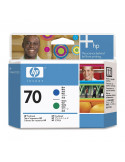 Консуматив HP 70 Standard 1-Pack Original Ink Cartridge  Cyan   Green     HP DesignJet Z3100, Z3200