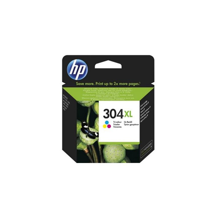 Консуматив HP 304XL Standard Original Ink Cartridge  Tri-Color   Page Yield 300  HP DeskJet 3720 All-in-One Printer  3720
