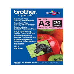 Paper BROTHER 20 sheets glossy A3 paper