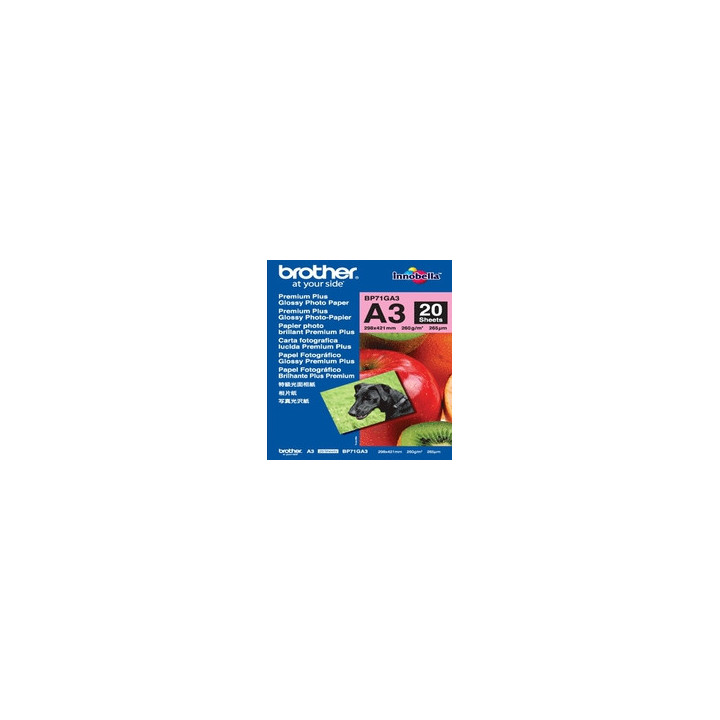 Paper BROTHER 20 sheets glossy A3 paper