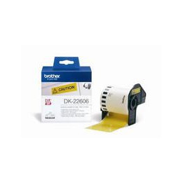Paper Tape BROTHER Film Yellow 62mm X 15.24m for QL-5xx