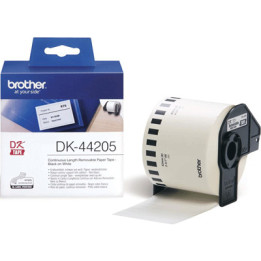 Paper Tape BROTHER Continuous Removable White Paper Tape 62mm x 30.48m
