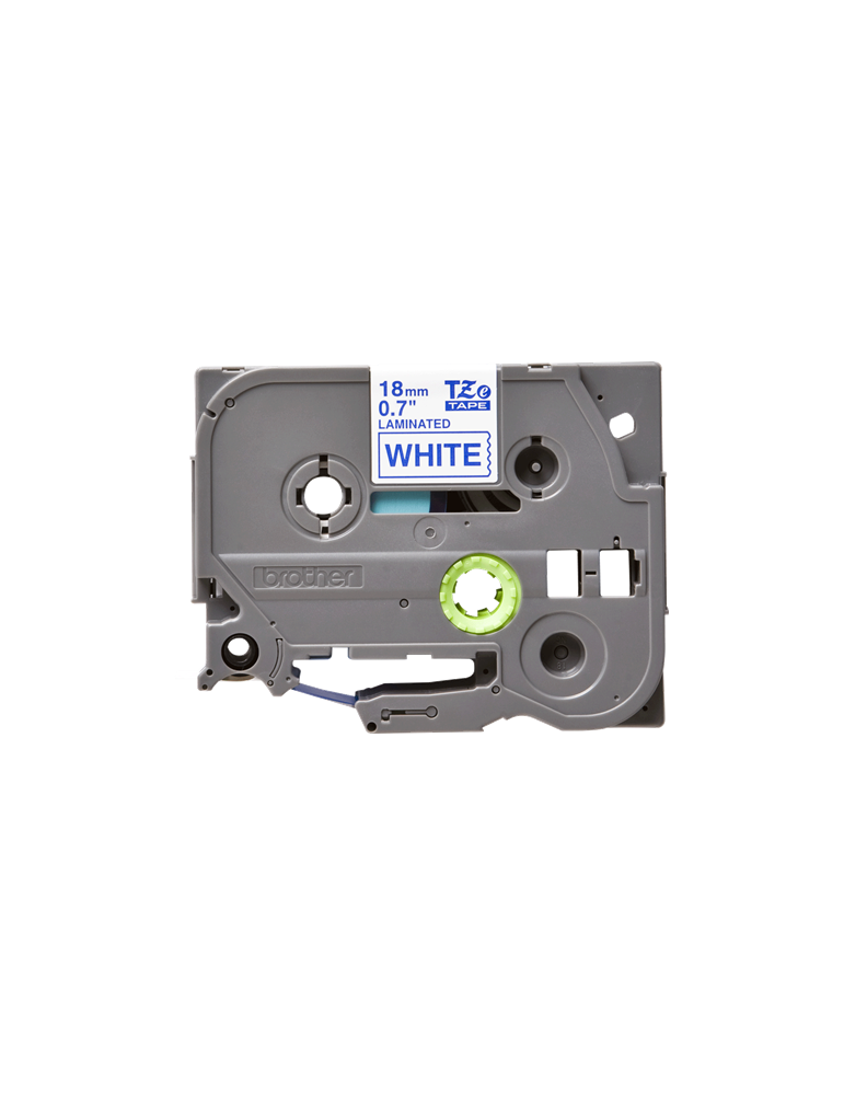 TZ Tape BROTHER 18mm Blue on White, Laminated, 8m lenght, for P-Touch