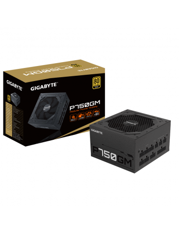 Модулно захранване Gigabyte P750W 750W 80  GOLD - GP-P750GM