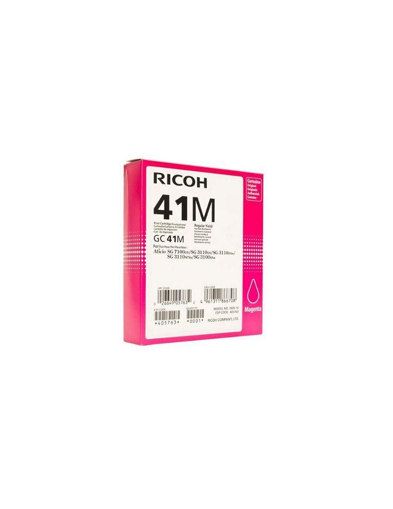 Мастило гел RICOH GC41M ,2200 копия, Magenta