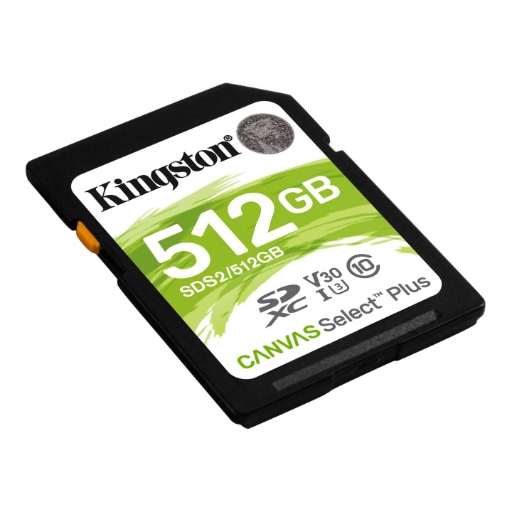 Карта памет Kingston 512GB Canvas Select Plus SD, Class 10 UHS-I