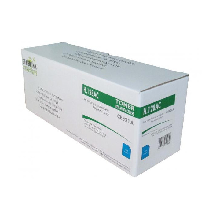 Тонер касета GENERINK CE321, HP, Cyan
