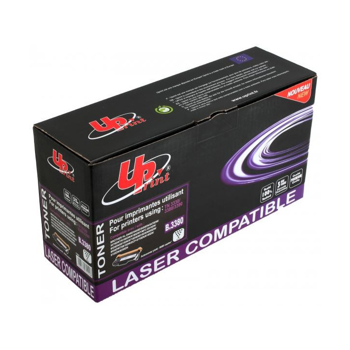 Тонер касета UPRINT TN3380/3330/3390, BROTHER, Черен