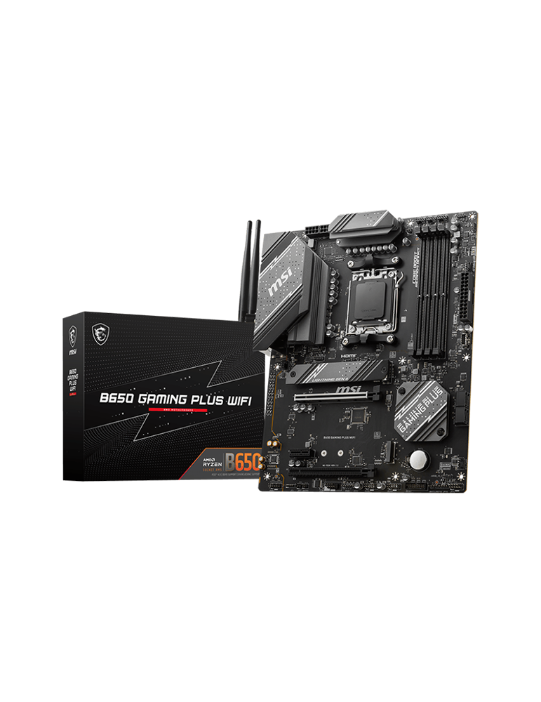 Дънна платка MSI B650 Gaming Plus WIFI, AM5, DDR5, 3xM.2, 2 Type C