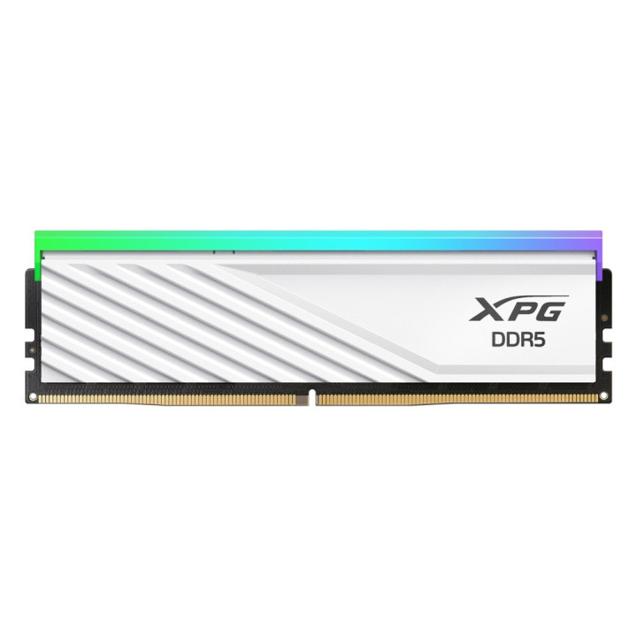 RAM памети Adata 16GB (2x8GB) DDR5 6000MHz, XPG LANCER Blade RGB, 1.35V, White - AX5U6000C3016G-DTLABRWH