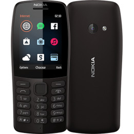Телефон Nokia 210 DS черен