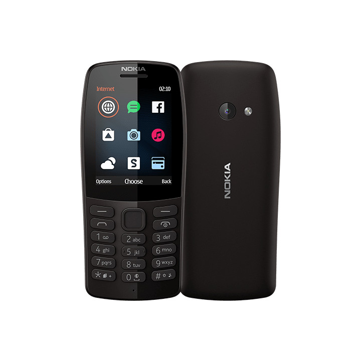 Телефон Nokia 210 DS черен