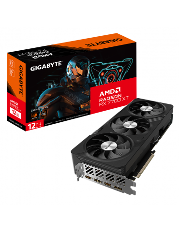 Видео карта Gigabyte AMD Radeon RX 7700 XT GAMING 12GB GDDR6 - GV-R77XTXGAMING OC-12GD