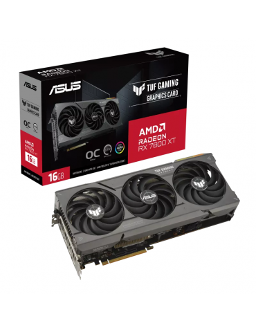 Видео карта Asus TUF Gaming Radeon RX 7800 XT OC Edition 16GB GDDR6 - TUF-RX7800XT-O16G-GAMING