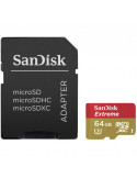 Карта памет 64GB Sandisk Extreme 90 mb/s micro SD с  Adapter