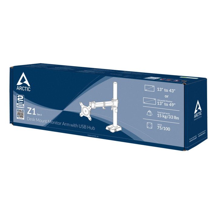Стойка за монитор Arctic Z1 Gen 3  4xUSB - AEMNT00052A