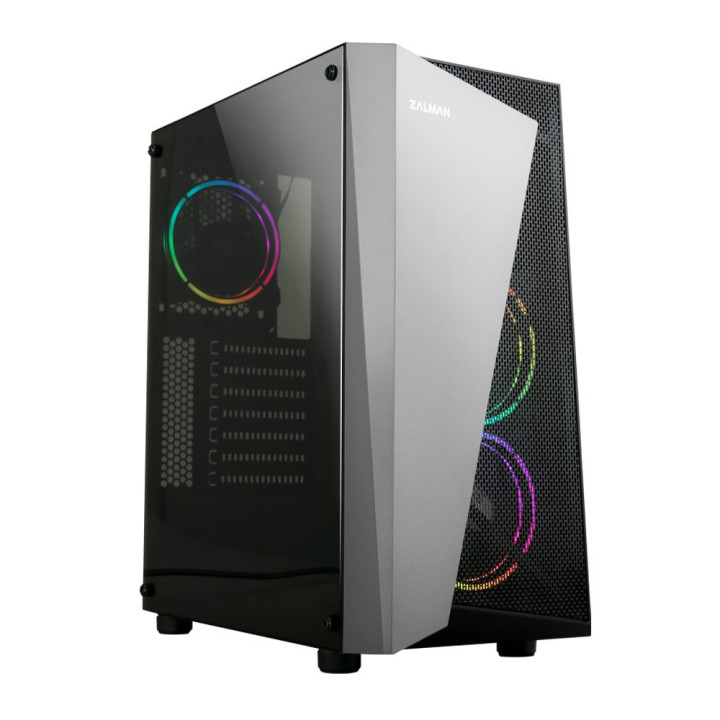 Кутия за компютър Zalman S4 PLUS RGB - ZM-S4-PLUS