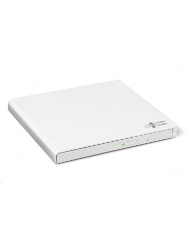 Външно оптично устройство Hitachi-LG GP57EW40 Ultra Slim External DVD-RW бял