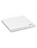 Външно оптично устройство Hitachi-LG GP57EW40 Ultra Slim External DVD-RW бял