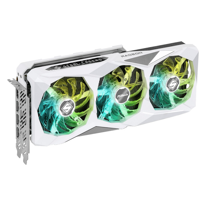Видео карта AsRock AMD Radeon RX 7700 XT Steel Legend 12GB GDDR6 - RX7700XT SL 12GO