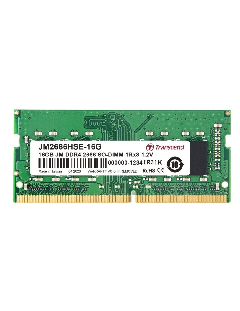 RAM памет Transcend 16GB JM 2666MHz SODIMM - JM2666HSE-16G