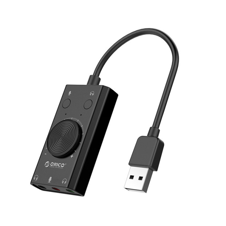 Външна звукова карта Orico SC2-BK USB
