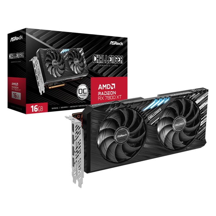 Видео карта AsRock AMD Radeon RX 7800 XT Challenger 16GB GDDR6 - RX7800XT CL 16GO