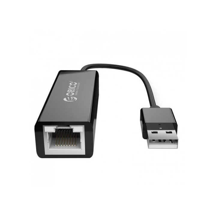 Адаптер Orico USB to LAN 100Mbps black - UTJ-U2