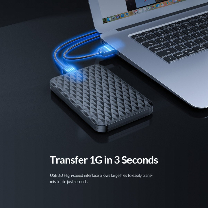 Кутия за диск Orico 2.5" - USB3.0 - 2520U3-BK-EP