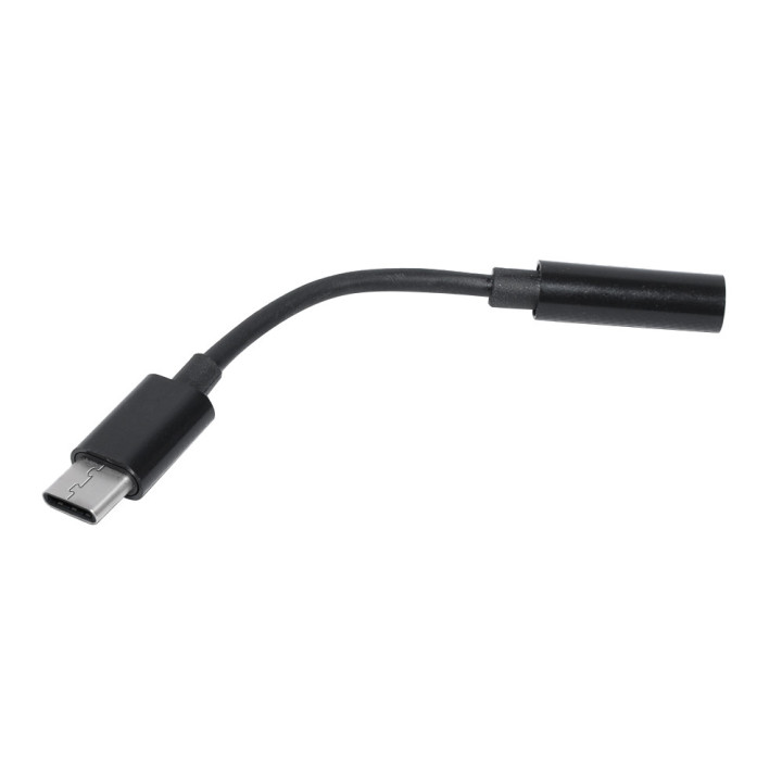 Преходник Makki Type-C M to 3.5mm audio jack 4P F, Black - MAKKI-CBL-C-AUDIO-BK