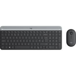 Безжичен комплект клавиатура с мишка Logitech MK470 сив -920-009204