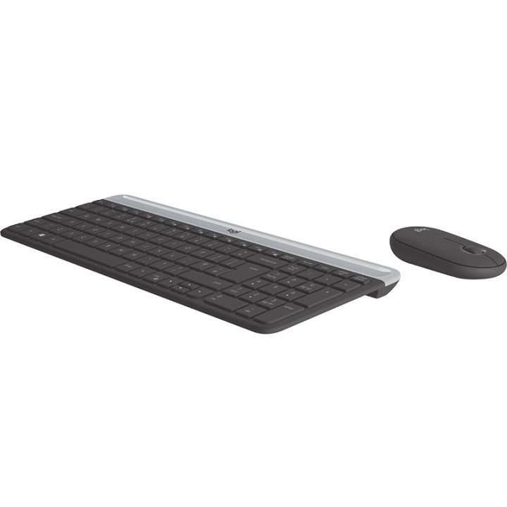 Безжичен комплект клавиатура с мишка Logitech MK470 сив -920-009204