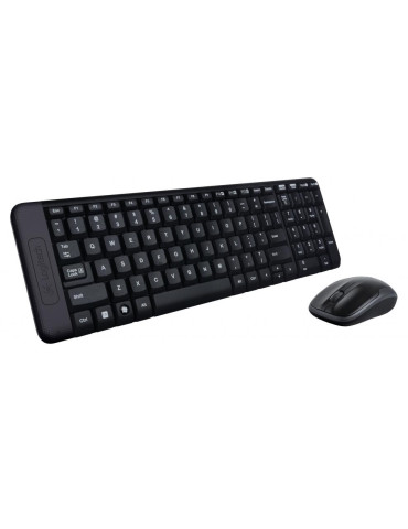 Безжичен комплект клавиатура с мишка Logitech MK220 -920-003161