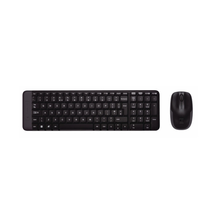 Безжичен комплект клавиатура с мишка Logitech MK220 -920-003161