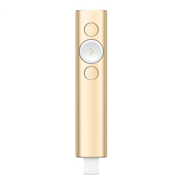 Презентатор Logitech Spotlight Presentation Remote златист - 910-004862